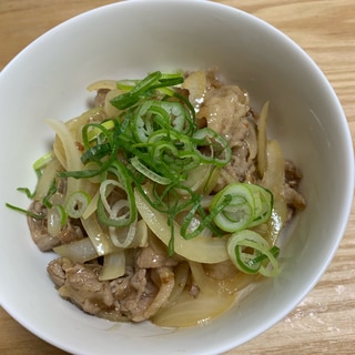 白だしで！簡単豚丼